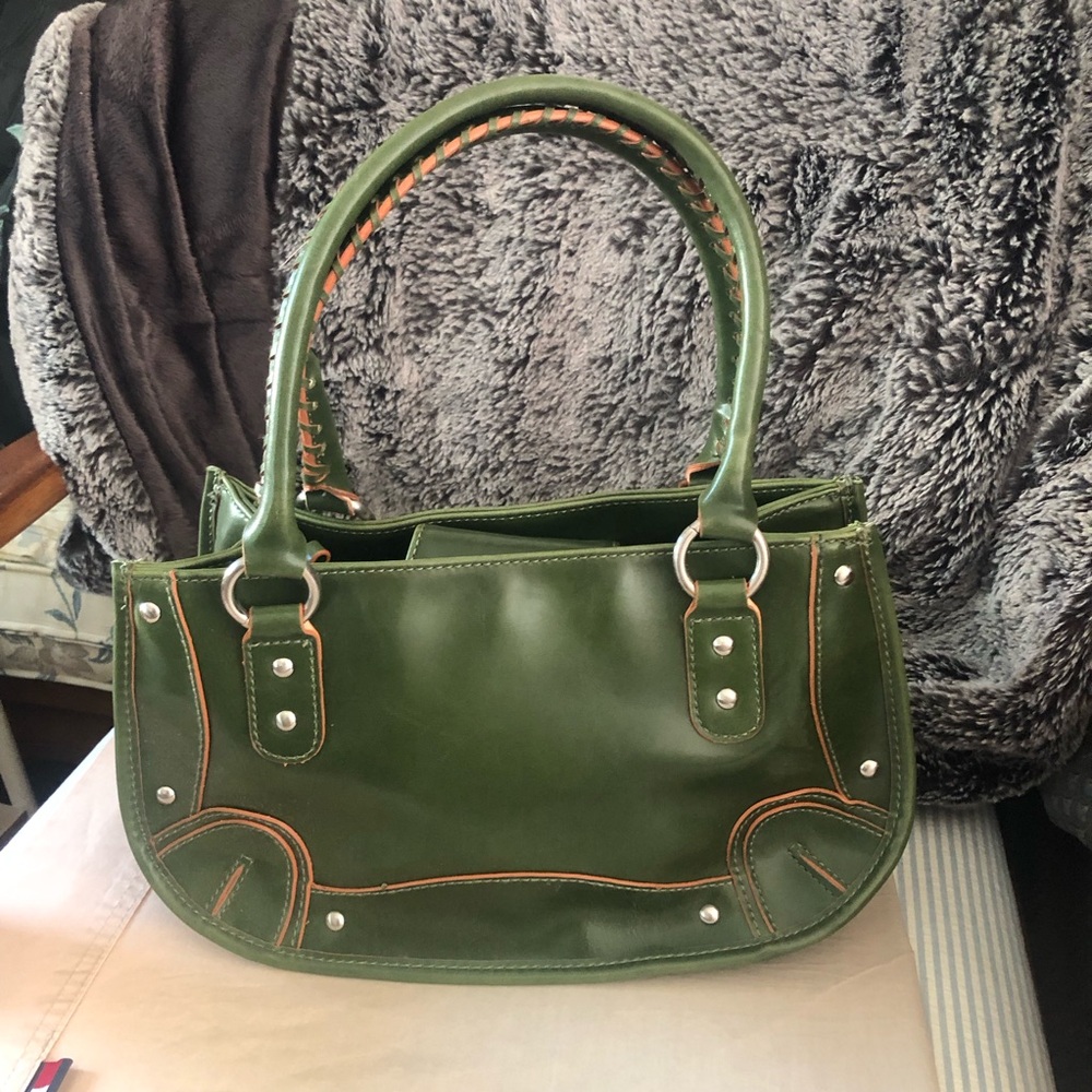NWOT Emilie M Green Women's Faux Leather Handbag